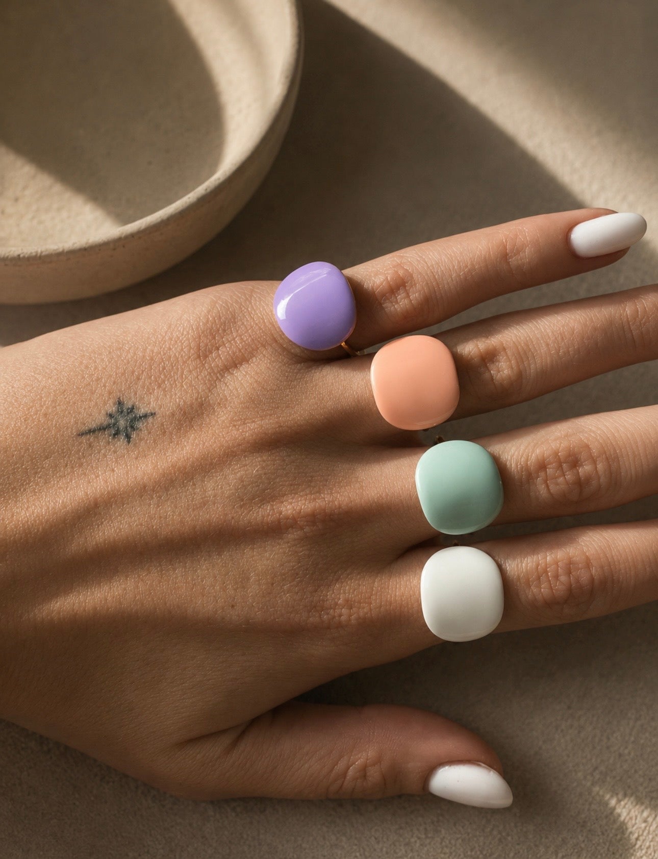 Mediterranean Enamel Ring
