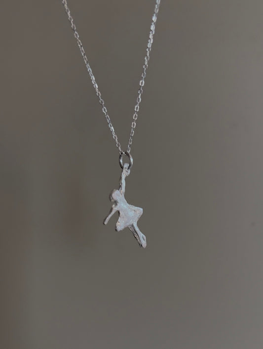 Handcrafted ballerina pendant