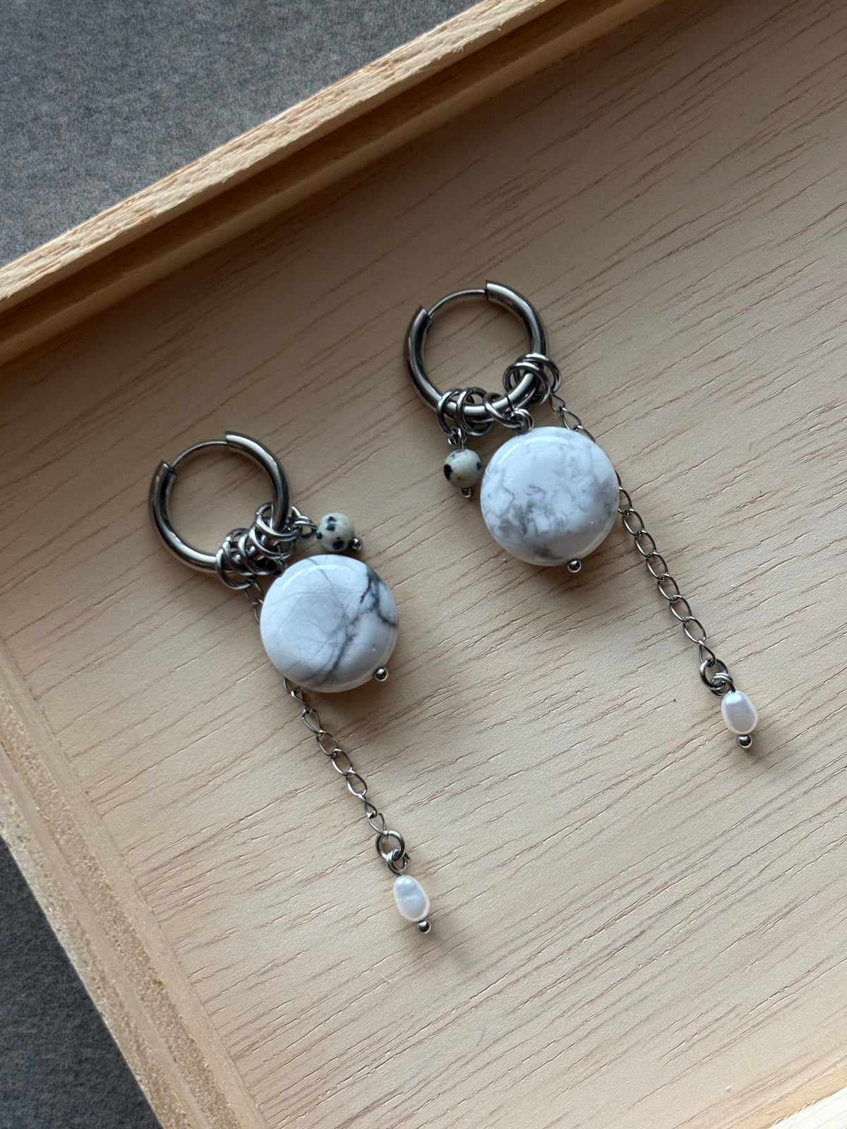 Marble Earrings