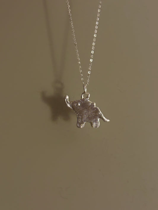Handcrafted elephant pendant