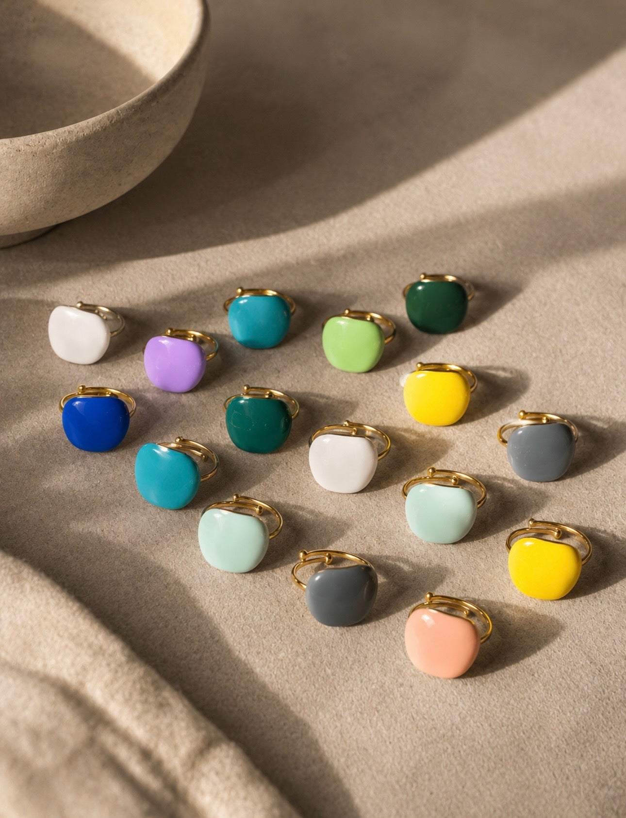 Mediterranean Enamel Ring